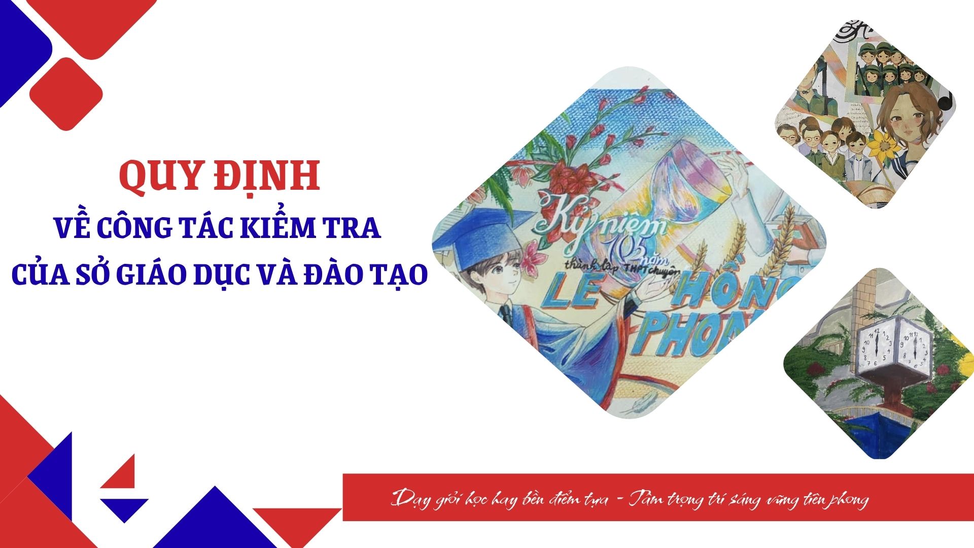 Quy định về công tác kiểm tra của Sở Giáo dục và Đào tạo